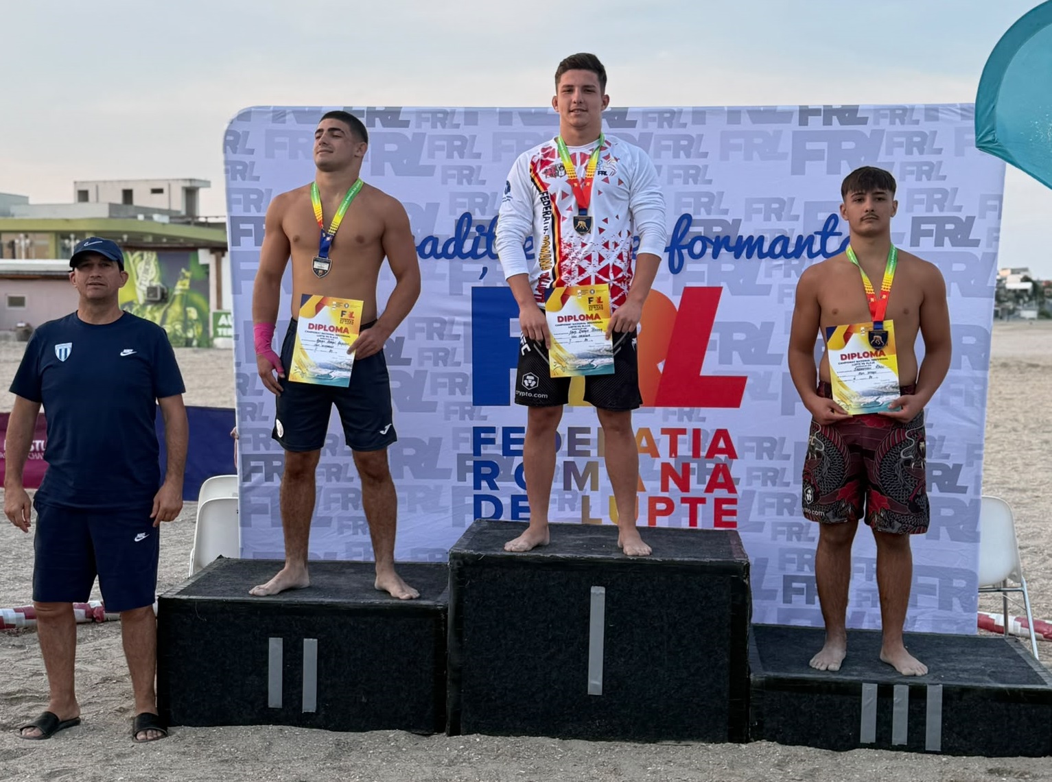 Finala Campionatului Național de lupte pe plajă, U17,U20,Seniori